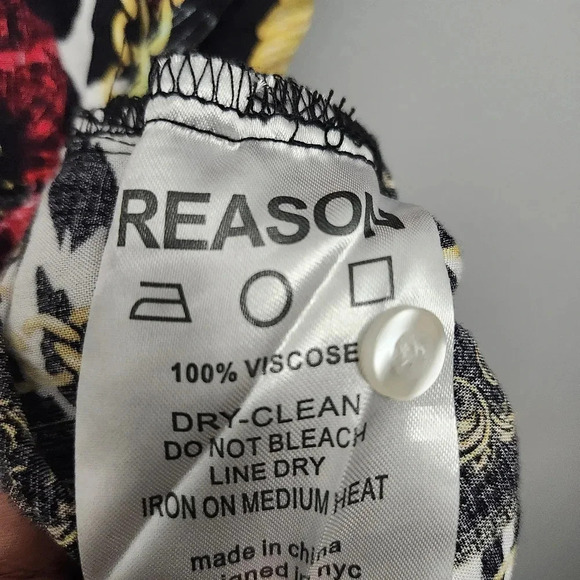 Reason men's button-down shirt size S - Picture 4 of 5